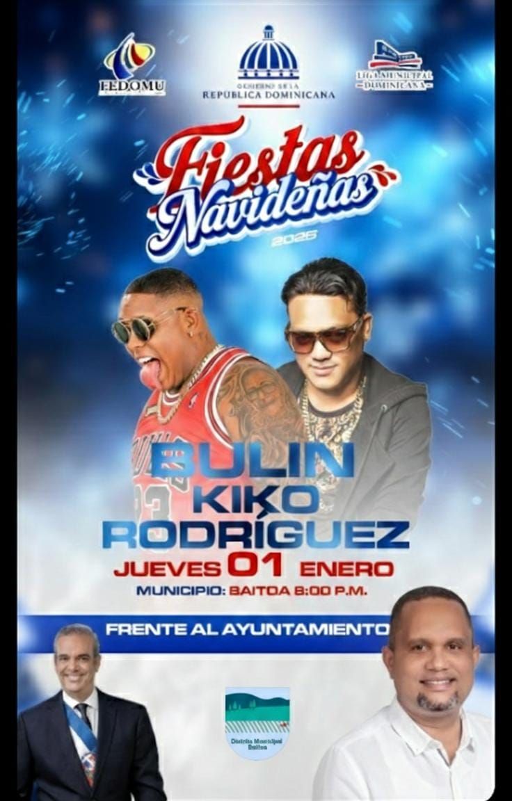Ayuntamiento Baitoa Invita a Celebración de fiestas navideña